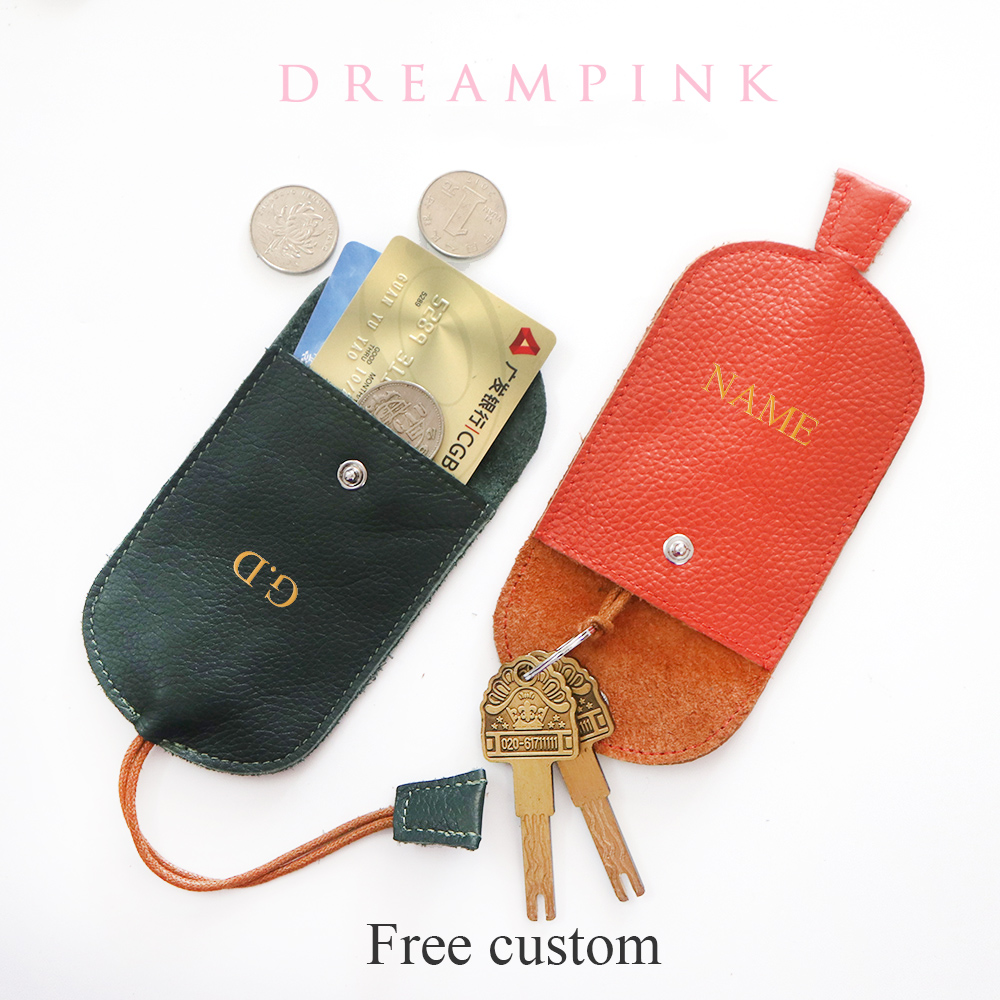 Monogram Keychain Leather - Бесплатная монограмма брелок из воловьей кожи
