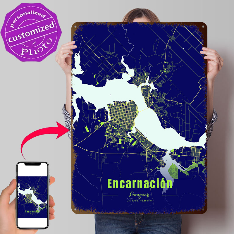 Custom Map Poster - Декоративные элементы для дома Encarnación: Постер