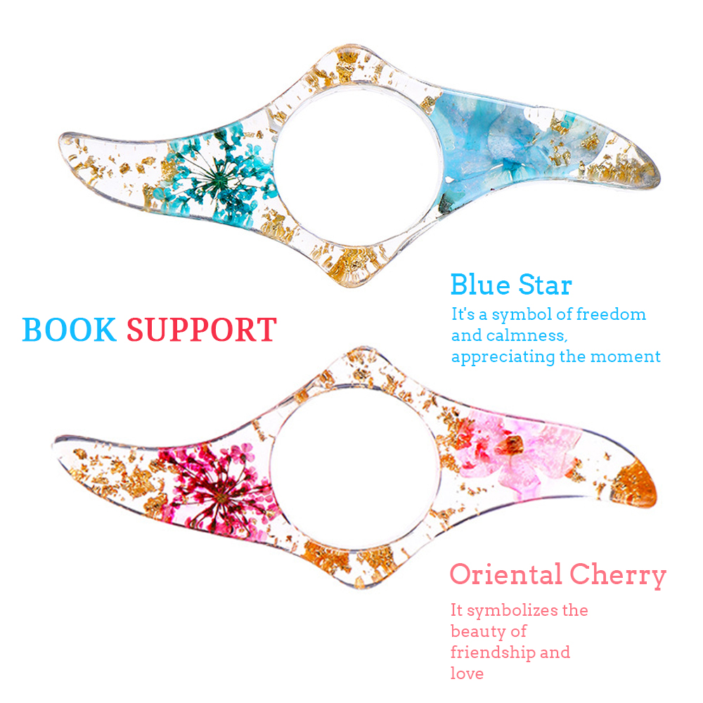 Dried Flower Bookmark - Изысканные сушеные цветы, поддержка книг для