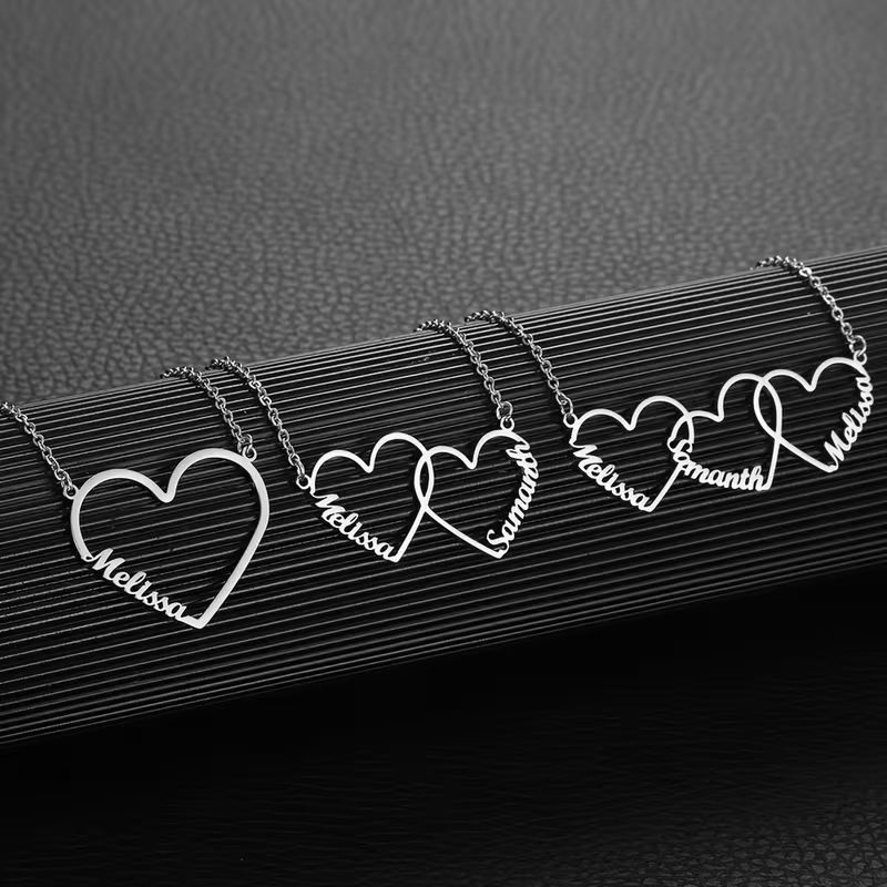 Name Necklace Custom - Персонализированное ожерелье с именами в виде