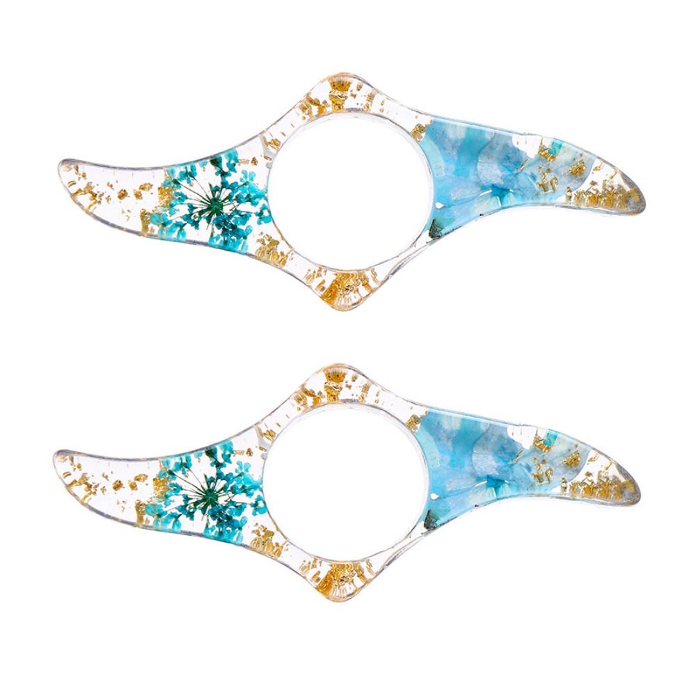 Dried Flower Bookmark - Акриловая поддержка книг для большого пальца,