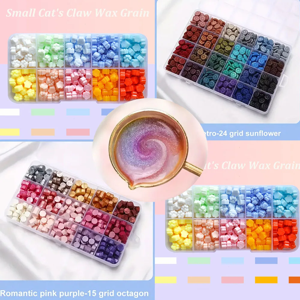Wax Seal Letter Kit - Набор из 600 восковых гранул для