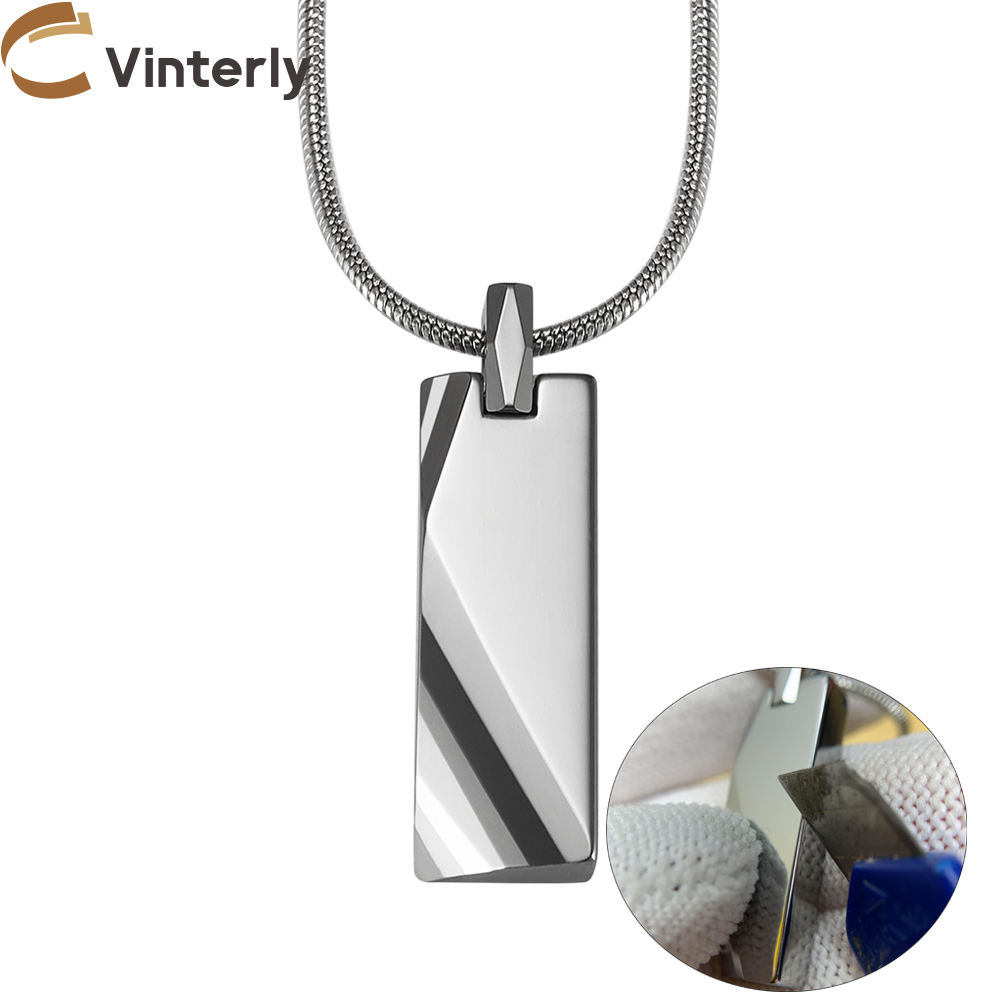 Name Necklace Custom - Кулоны из карбида вольфрама мужское персонализированное