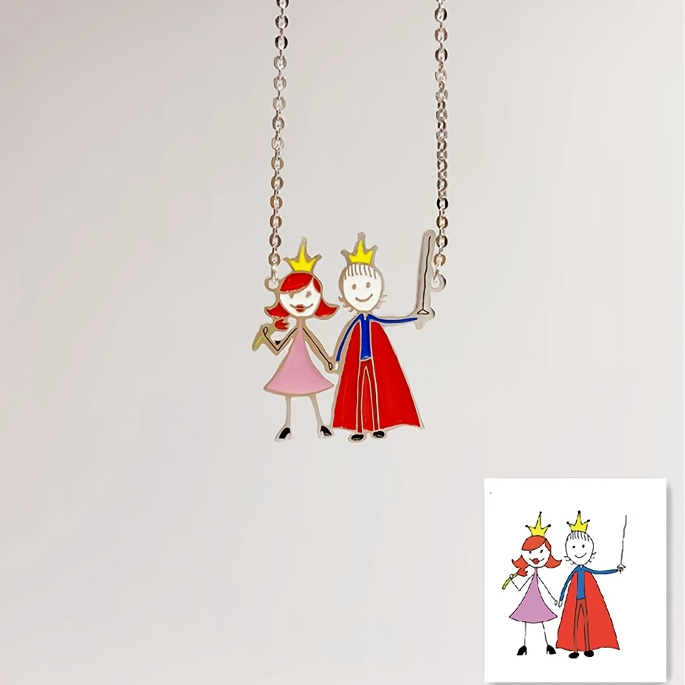 Name Necklace Custom - Детские подвески-сувениры для рисования, украшения на