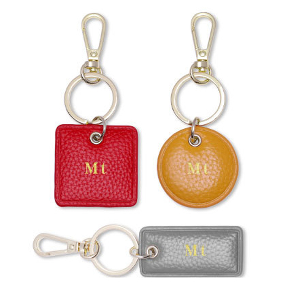 Monogram Keychain Leather - Кожаный брелок с буквами на заказ,