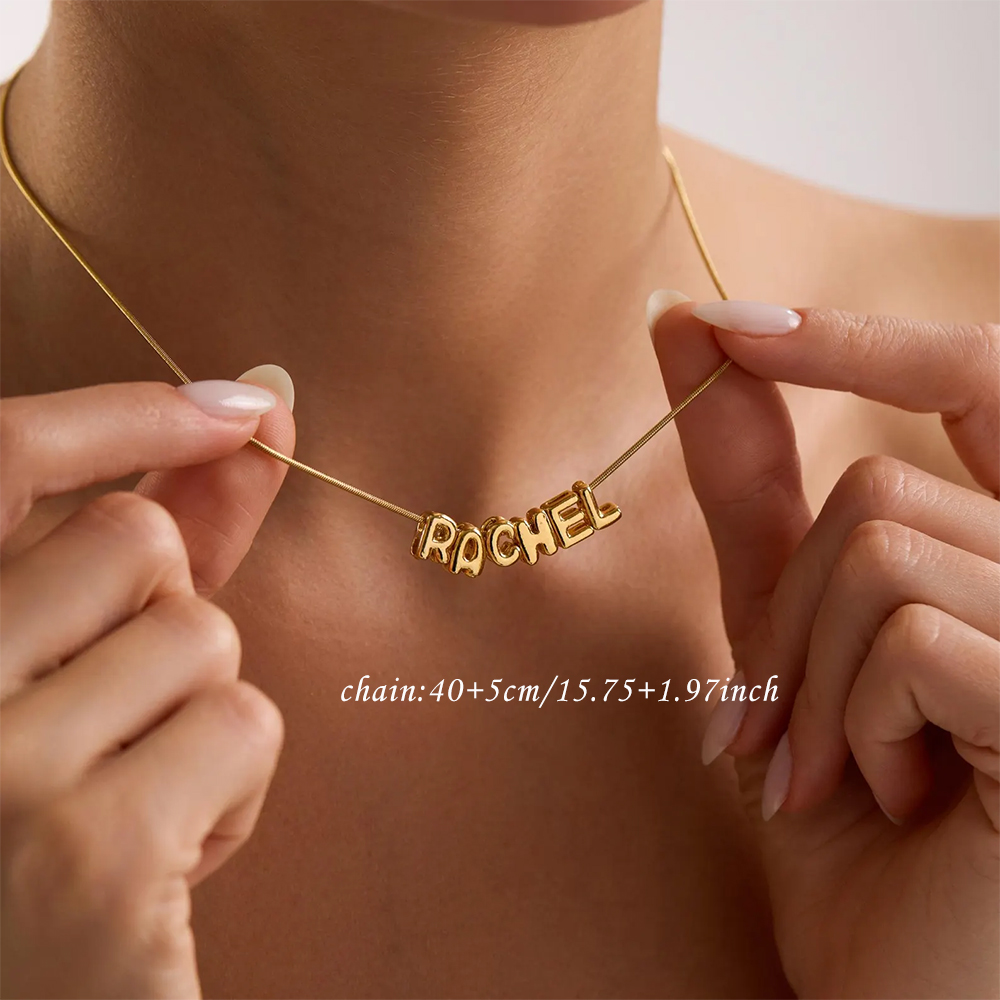 Индивидуальное колье с инициал – обзор и цена Name Necklace Custom