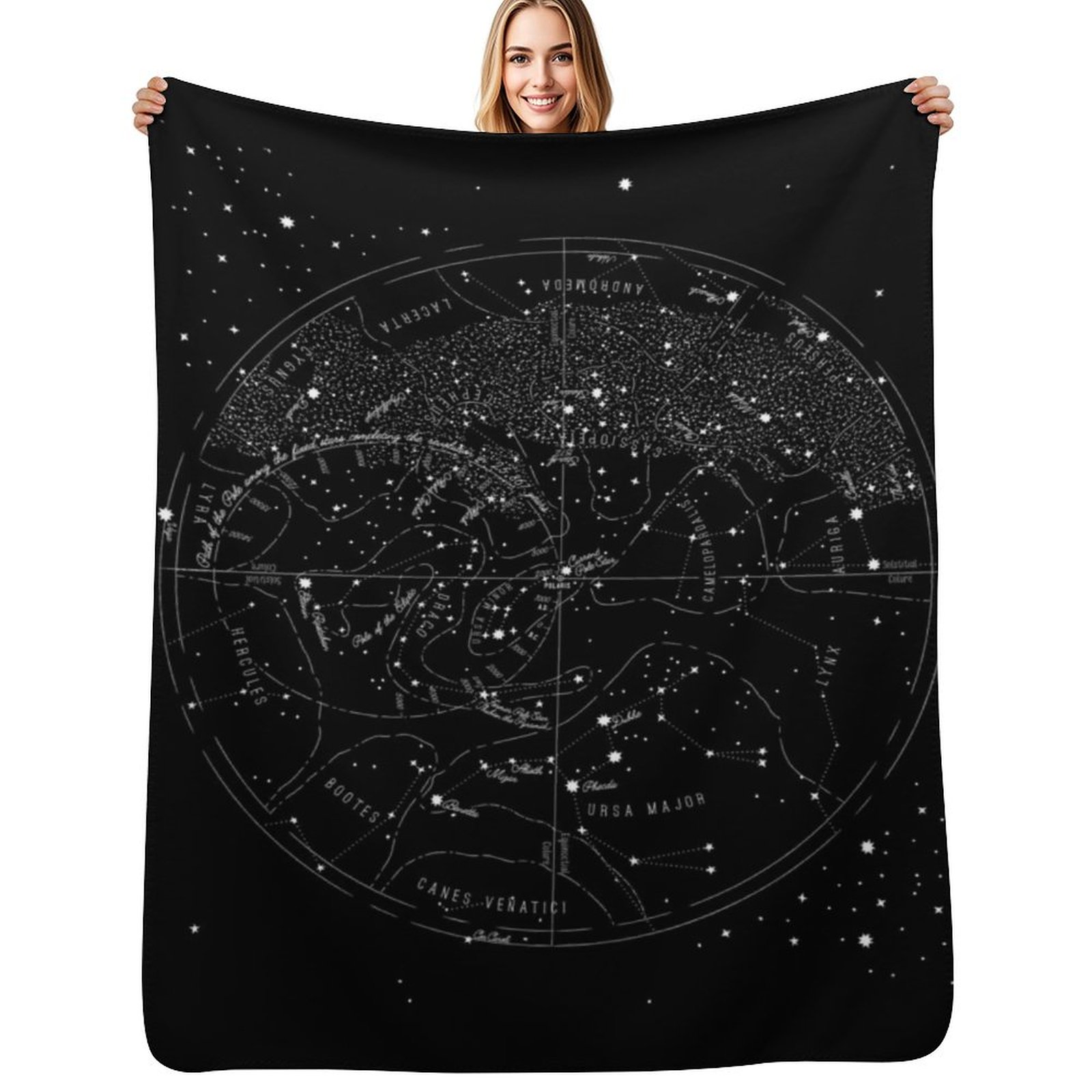 Винтажный плед с детализирован – обзор и цена Custom Star Map