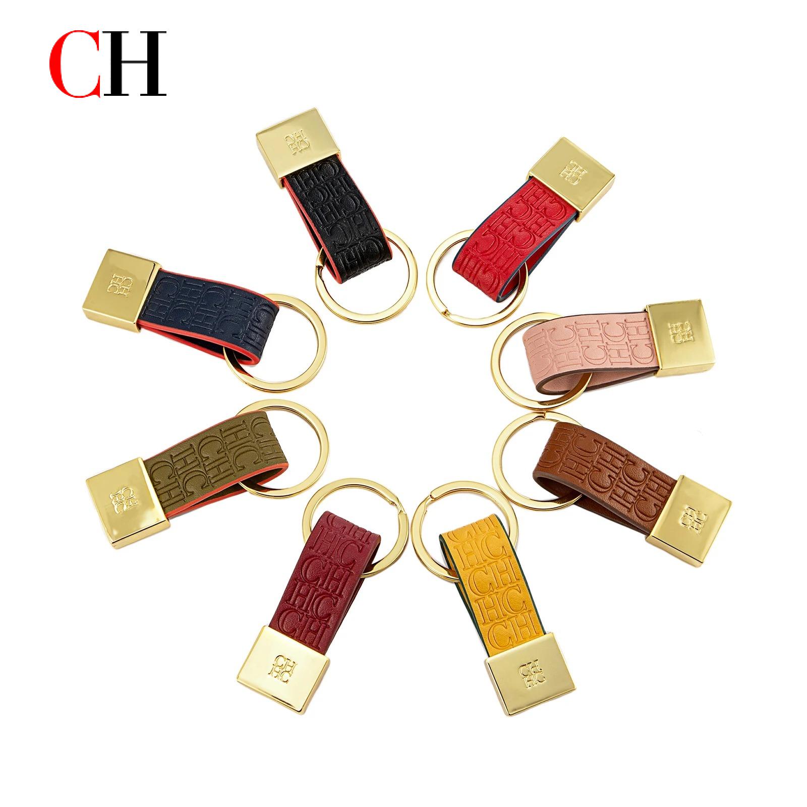 Кожаный брелок CH с тисненым м – обзор и цена Monogram Keychain Leather