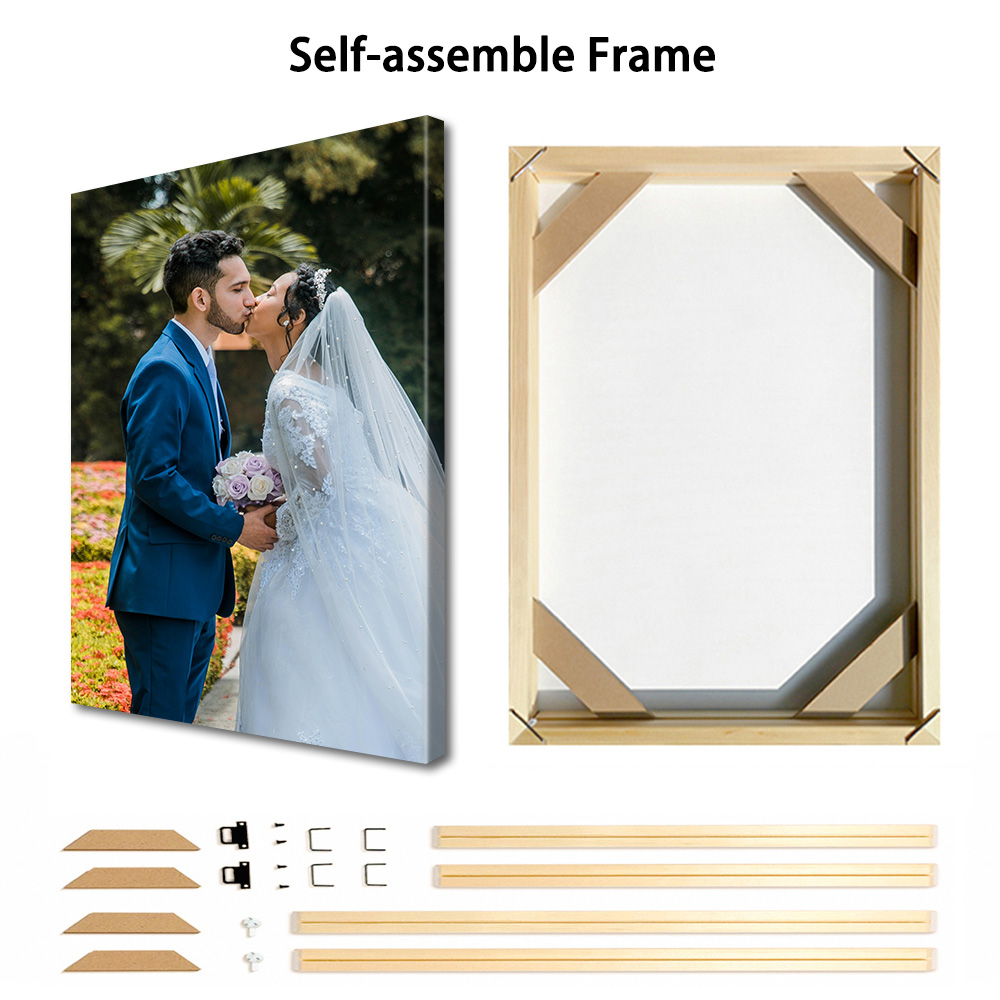 1 шт. Фото на холсте с индивид – обзор и цена Engraved Wood Frame