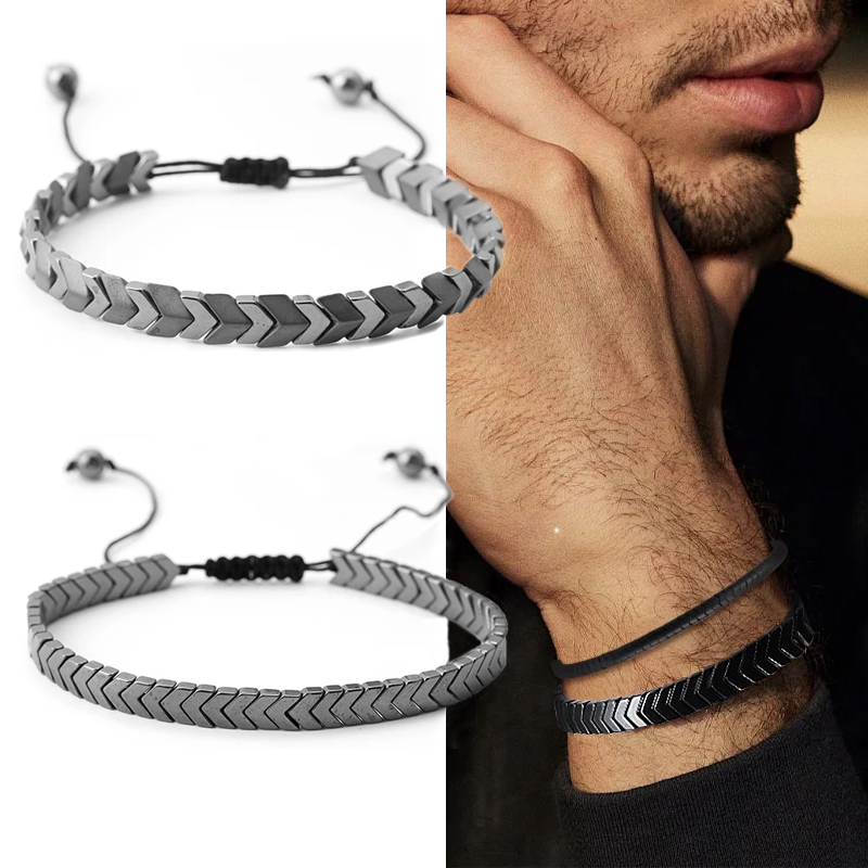 Модный браслет из гематита, эн – обзор и цена Coordinates Bracelet