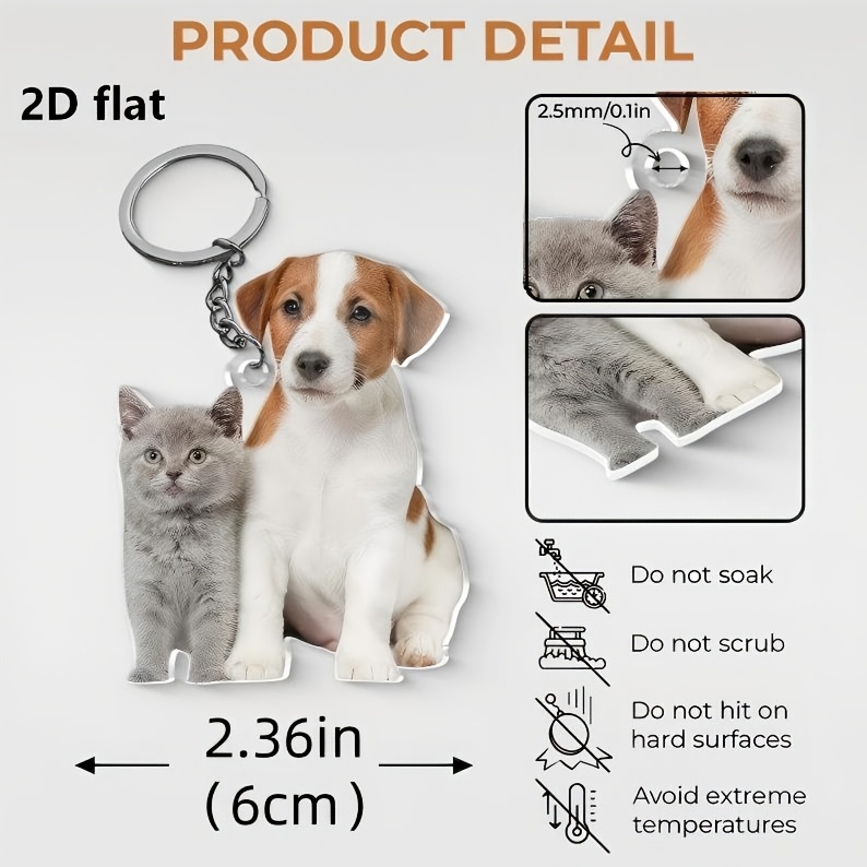 Персонализированный акриловый  – обзор и цена Pet Portrait Custom